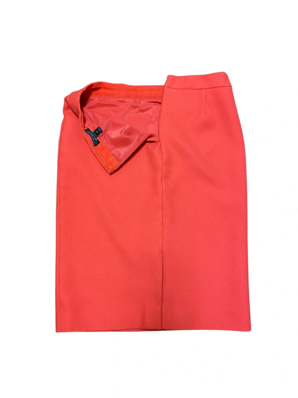 J. Crew Women’s 100% Wool No 2 Pencil Skirt Size 10T Coral Lined Office Work